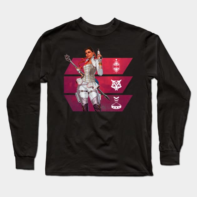 Loba Apex Legends Long Sleeve T-Shirt by Paul Draw